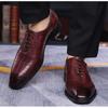 Fashion38-48 Large Size Cow Leather Fashion Brogue Shoes for Men Spring Autumn Designer  Casual Business Men's Dress Shoes