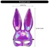 Lovely Masquerades Mask Rabbit Ears Mask Rabbit Half Face Mask Cosplay Halloween Costume Accessory for Birthday Party