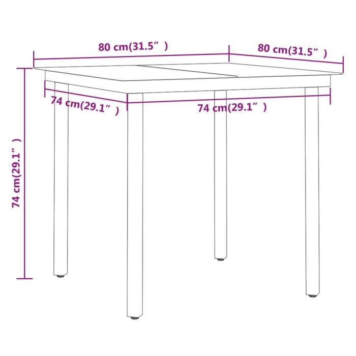 VidaXL Garden Dining Set with Cushions 3 Pcs Black, 44.34 Kg