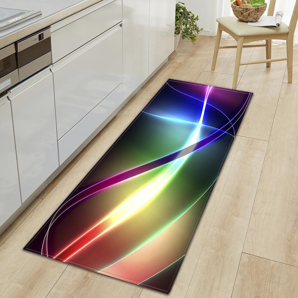 Kitchen Mat Entry Door Mat Living Room Bedroom Floor Carpet Corridor Bathroom Door Non-slip Floor Mat