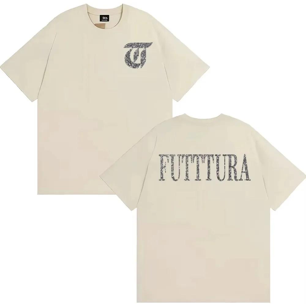 Singer Tini Stoessel Futtura Album Logo Tshirt Men's Women Clothing Harajuku Aesthetic T-shirts Casual High Quality Cozy T Shirt