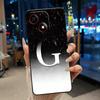 Beautiful Bright Color Couple Phone Case For ZTE Blade A35E Anti-scratch Soft Lucky Initial A-Z Letter Pattern Shell
