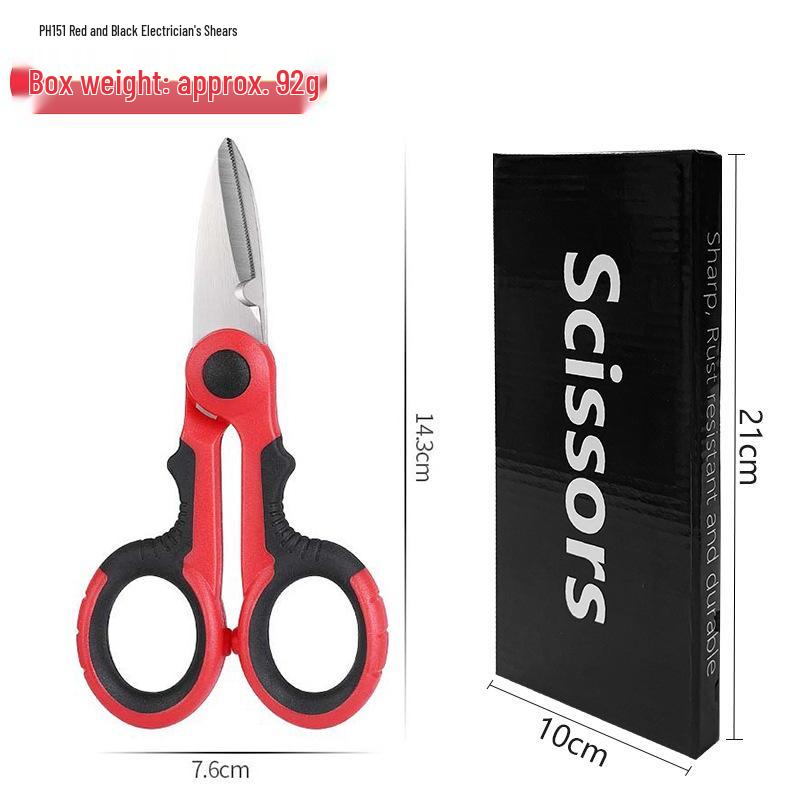 Professional Fishing Scissors - Serrated Stainless Steel Multi-functional Braided Line Cutter