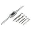 Bearing Steel Tap Tap Wrench Set Adjustable Ratchet Enduring Bearing Steel High-Speed Steel 4241 For Iron Plates