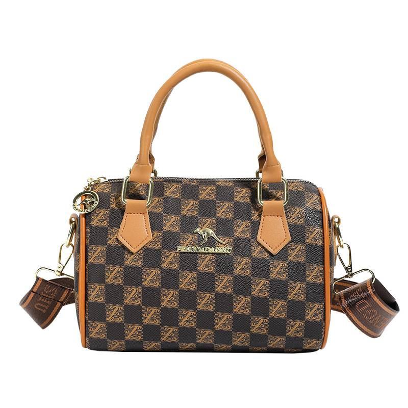 Women's bag new bag simple plaid retro shoulder messenger bag women's simple women's bag