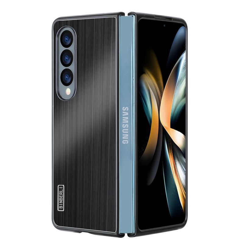 

Подходит для Samsung Galaxy Z Fold6 Складной чехол для телефона Матовый металлический Flip6 Противоударный защитный чехол из ТПУ Galaxy Z Fold6