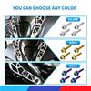 4Pcs/Set Full Cnc Stainless M5X25Mm Visor Bolts For Nmax / Pcx / Aerox / Adv Flower Design