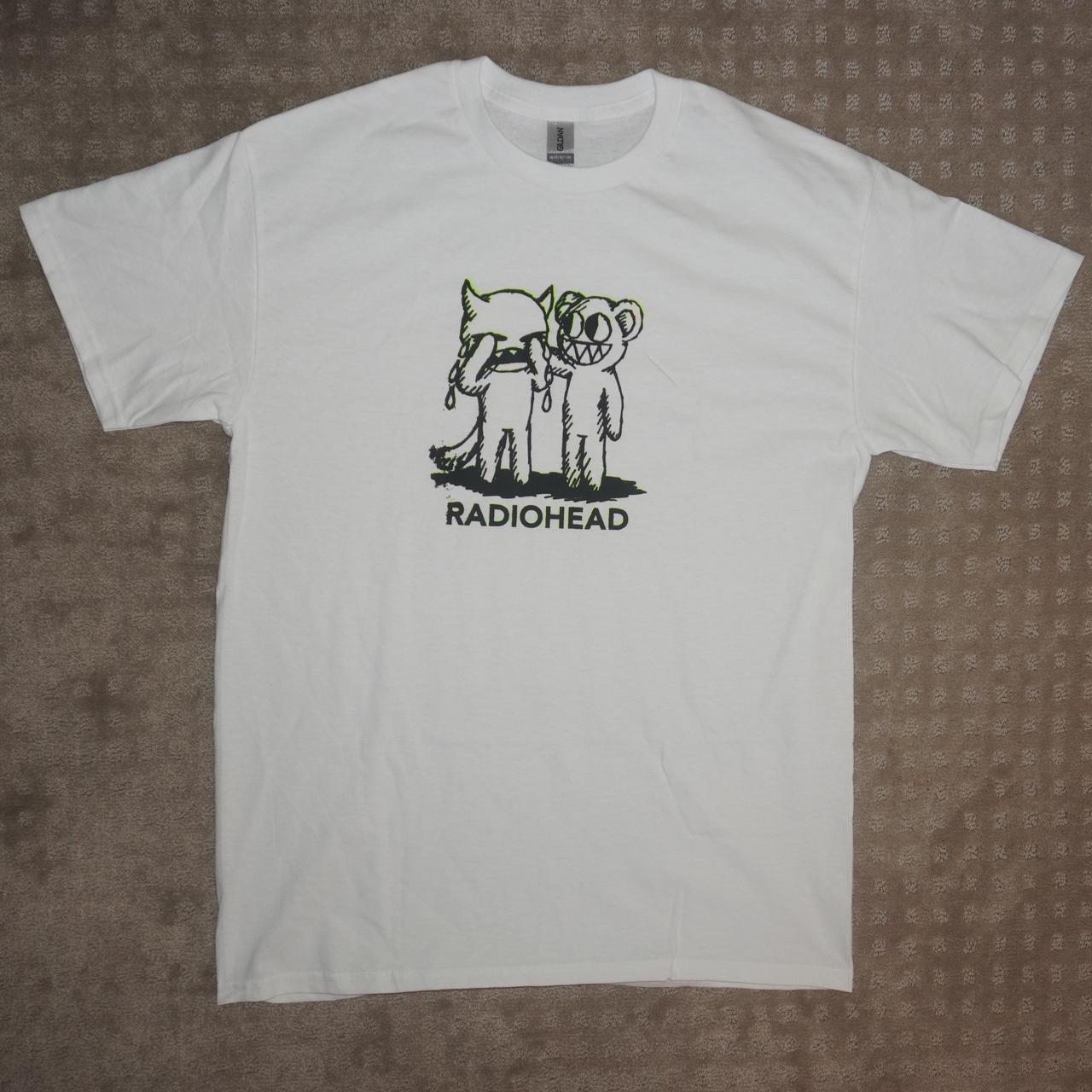 

Новая хлопковая футболка с принтом, суперэластичная, повседневная, RADIOHEAD THE BENDS, винтажная, унисекс, повседневный принт, круглый вырез, свободная, оверсайз L