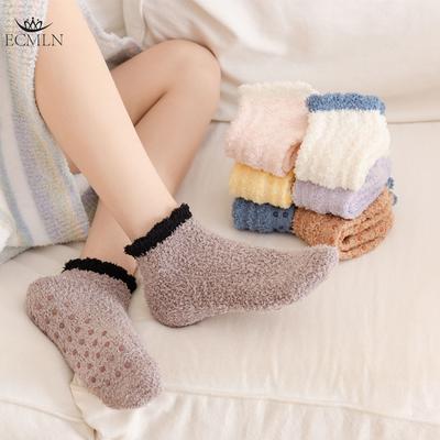 Ladies Warm Fleece Fuzzy Slipper Socks Womens Winter Fluffy Bed Socks Cosy Socks for Women and Girls