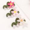 Colorful Flower Hair Claw 9.9CM Large Hair Claw Fashion Hair Clips  Women