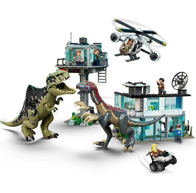 LEGO Jurassic World 76949 Нападение динозавров Гиганотозавра и Теризинозавра