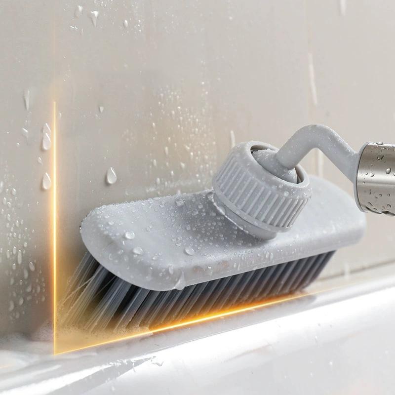 Multi-functional Bathroom Crevice Cleaner, No Dead Angle Hard Bristle Brush, Floor Brush, Rotating Brush For Floor Crevices
