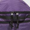Leichter Rucksack mit Gittermuster für Damen und Herren mit mehreren Fächern – kompakter Alltagsrucksack für Schule und Stadtverkehr