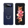 Suitable for Samsung Galaxy ZFlip6 Foldable Ring Phone Case Flip3 Satin Matte Skin-like Protective Case