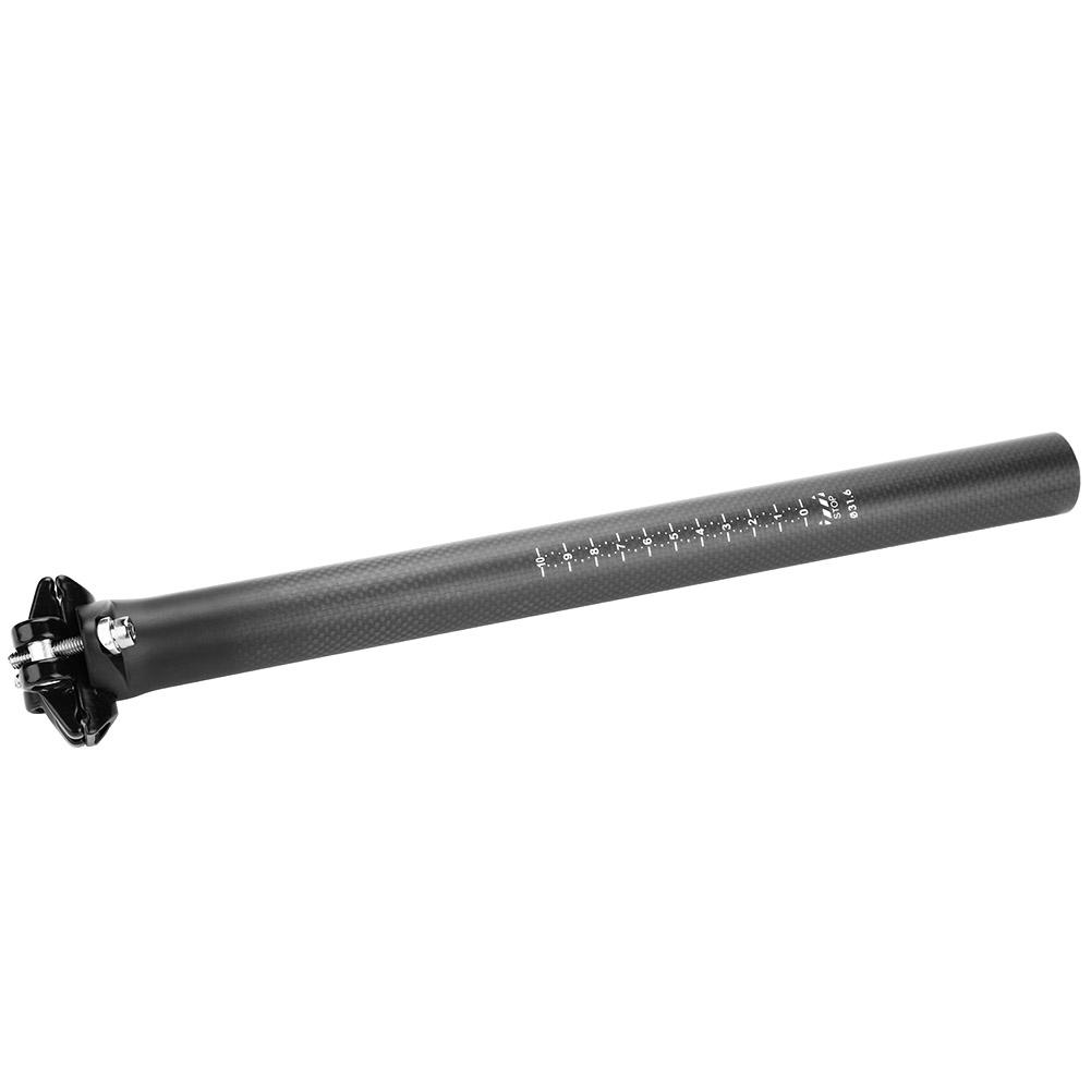 Carbon   Mountain Road Bike Shockproof   Saddle Seat Post Seatpost (27.2X350MM)