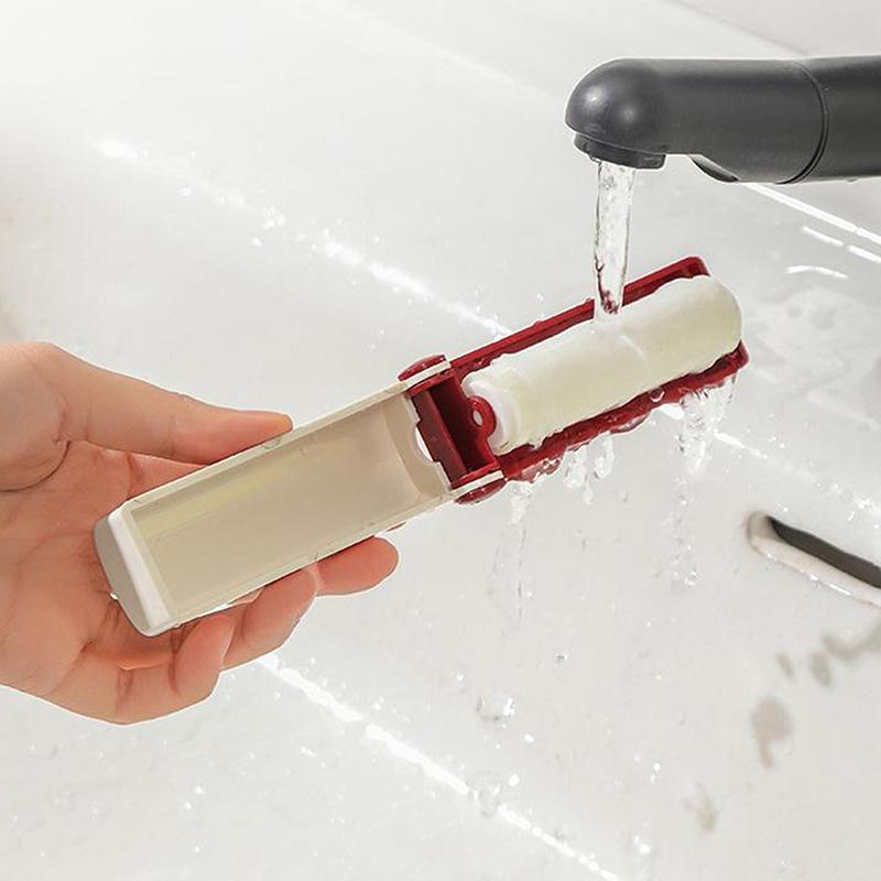 Time-Saver Foldable Reusable Washable Lint Roller Strong Adhesive Hair Sticking Machine For Clothes Pets Furniture Cleaning