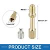 A ABSOPRO Auto Tire Valve Extension Adapter 50mm/1.97" Long Brass Air Tire Stem Extender