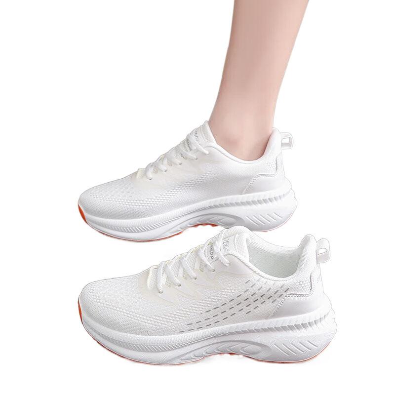 Professional running shoes women's shock absorption ultra-lightweight soft-soled skipping rope sneakers female students high school entrance examinat