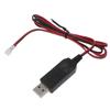 PH2.0 2-Pin Ladekabel für 3,7V wiederaufladbare Batterie USB-Ladekabel Draht 1m