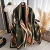 Luxury Ethnic Style Faux Cashmere Scarves Winter Women's Pashmina Shawls Warm Blanket Wraps Female Scarf Brand Thick Headscarf