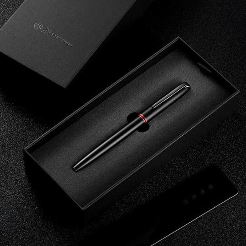 Picasso 916 Matte Black Barrel Metal Fountain Pen EF/M/Bent Nib 0.38/0.6/1.0mm Professional Stationery Writing Pen Gift