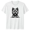 West Highland Terrier Hunderassen Tiere Herren T Shirt Daunisex Grafik Vintage Stylish Designer Clothes Unisex Versatile