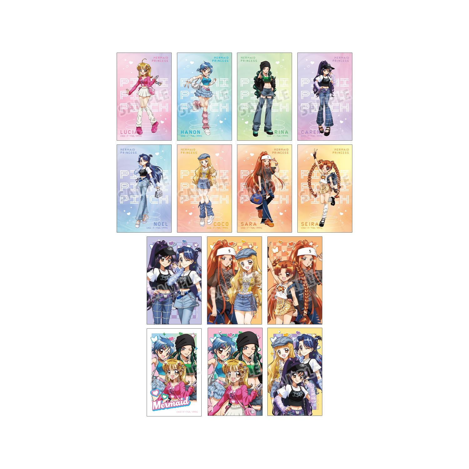 

Pichi Anime Original Y2K Fashion Trading Illustration Cards B Box Michi Pitch Ver. Ver. 14-Pack