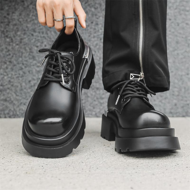 Luxusní značkové pánské outdoorové pracovní boty Designové business casual boty Silná podrážka Britský styl Formální boty pro muže Společenské boty