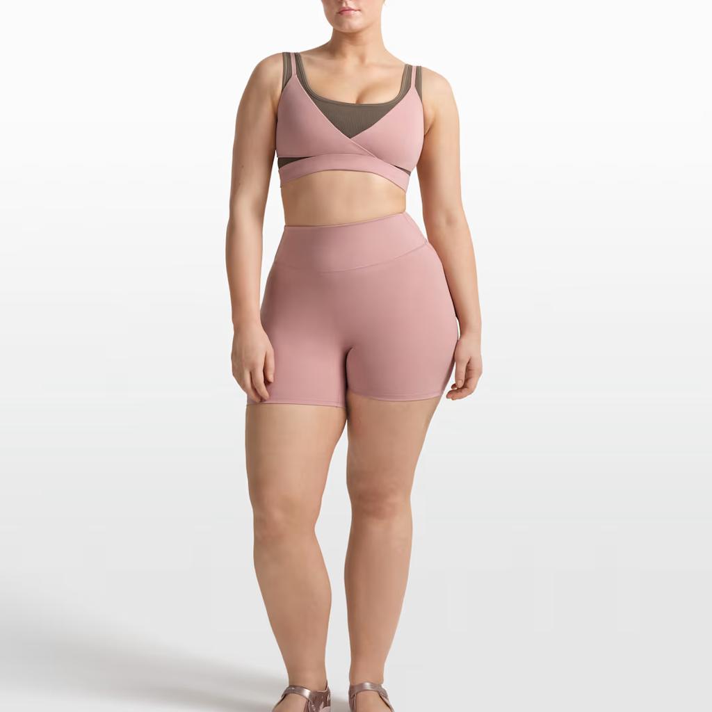 Nike X Skims Matte Dri-FIT Solid Color Pullover Moisture-Wicking Breathable Sports Bra Women Underwear SLSLS10255W-HIM