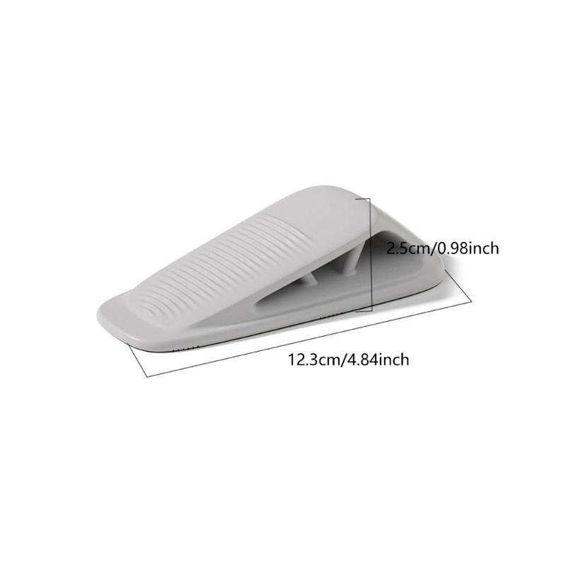 Space Saving Door Stoppers Windproof Silicone Door Wedge for Sliding Glass Door  Patioes Door  balconies  Entryways Security