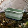 Large Foldable Mop Bucket Rectangular Washing Basin Bathroom Accessory Laundry Barrel  Hotel