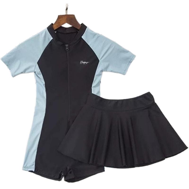 Women's and Girls' One-Piece Swimsuit 2025 - Modest Style for Teens and Preteens