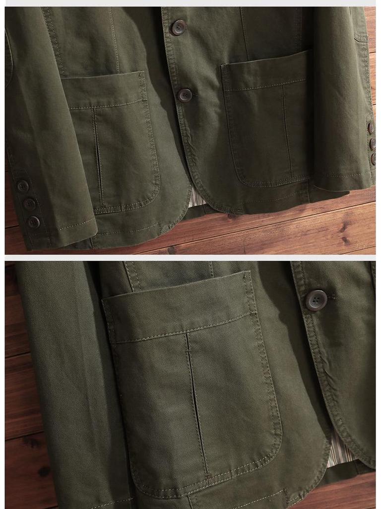 Veste décontractée pour homme printemps et automne coupe ample