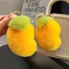 Real Otter Rabbit Fur Little Mango Car Keychain Pendant Ins Cute Plush Doll Doll Bag Bag Ornament Cute Keychain