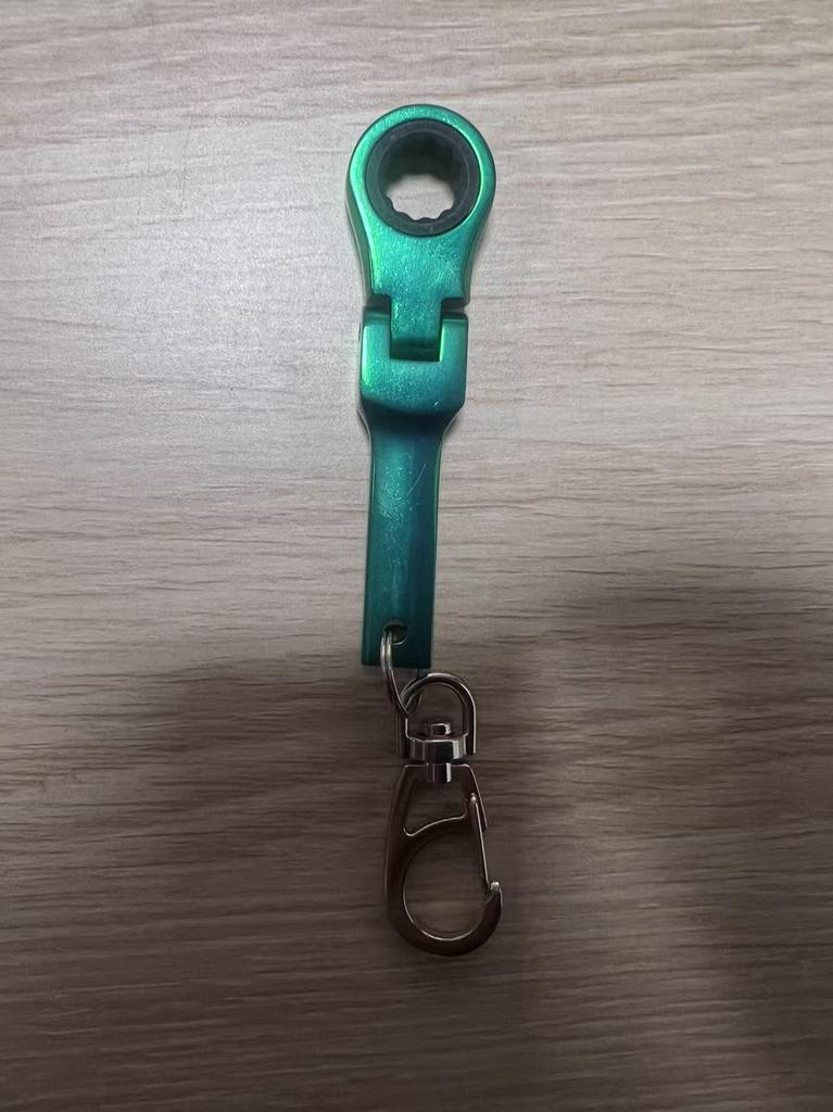 10MM Adjustable Torx Ratchet Wrench Keychain Tool