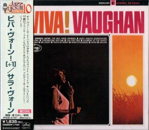 

CD SARAH VAUGHAN - ¡Viva! Vaughan PHCE4191 Mercury 1998 Japan Jazz Used