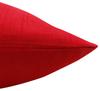 Home Decorative Cushion Solid Red Pillow Throw Dupion Silk Cover - Choose