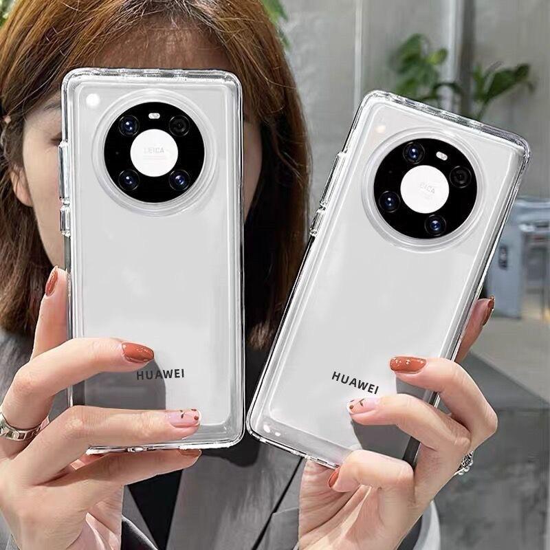 Applicable to Huawei mate70 mobile phone case nova13 anti-drop pura70 protective case Honor 200 transparent acrylic