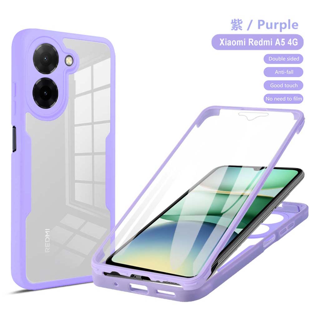360 Full Body Screen Protector Transparent Case For Redmi A5 4G Global 171mm Size Shockproof Phone Cover