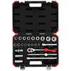 Gedore Red R69003024 24-piece Socket Wrench Set 3300055 | Socket Pouch - Gun - Syringe