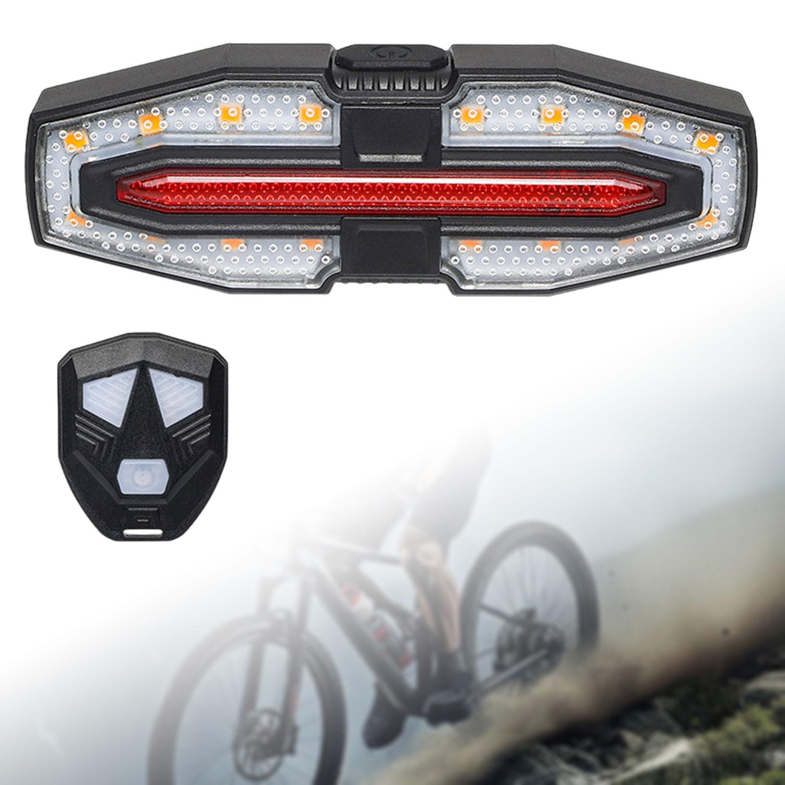 

Задний фонарь для велосипеда, водонепроницаемый, беспроводной, светодиодный, компактный, USB, перезаряжаемый, простой в установке, для мужчин, женщин, взрослых, детей чёрный