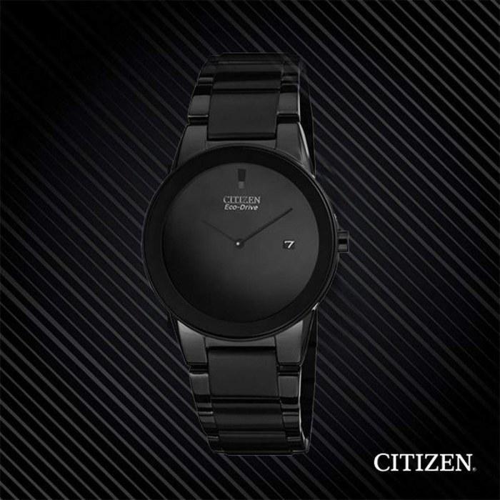 Citizen Axiom Eco-Drive AU1065-58E Black Ion-Plated Men's Watch