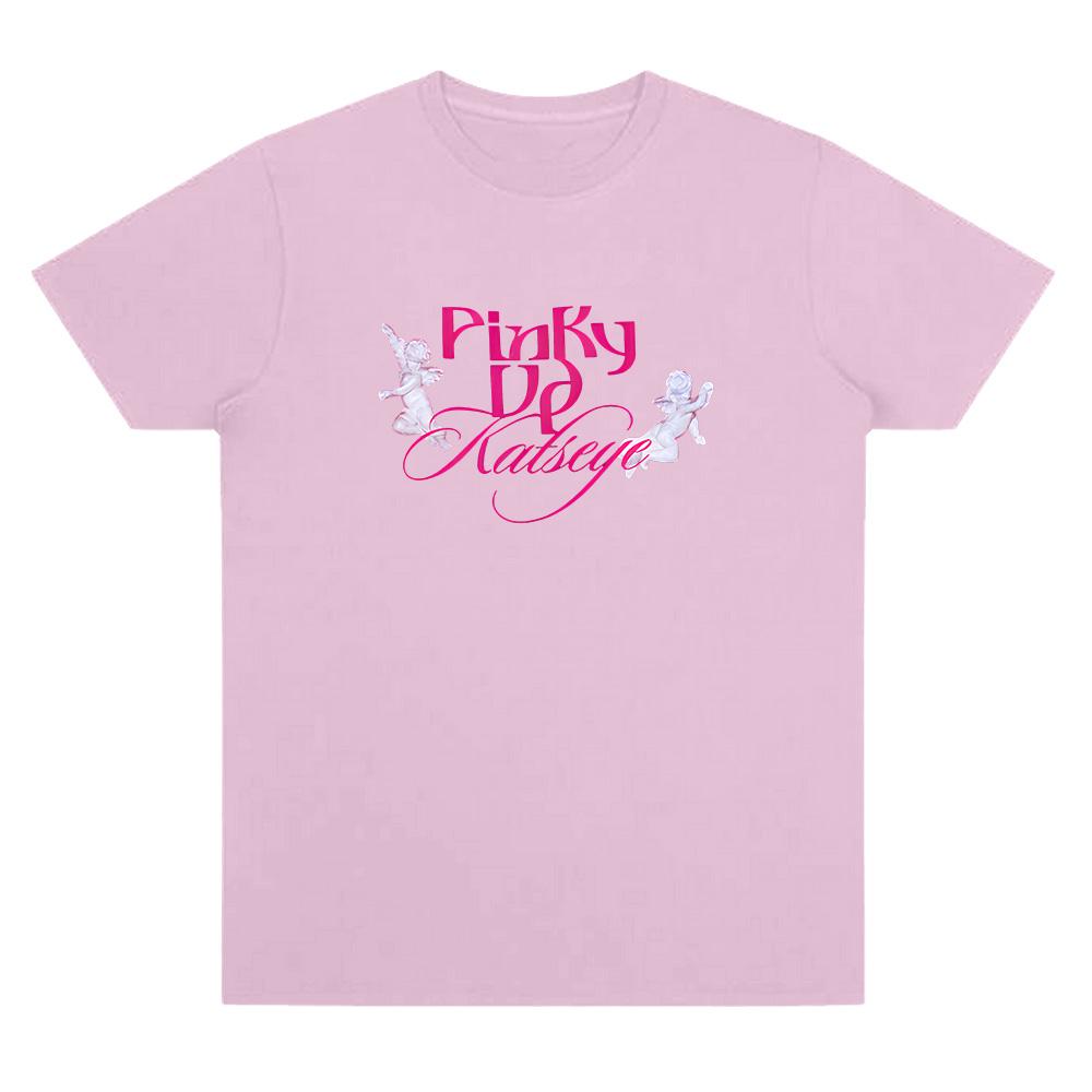 PINKY UP Katseye Kpop T-Shirts Herren Damen Baumwolle Lustiges T-Shirt Rundhals Kurzarm Anime T-Shirts Geschenk für Fan Kleidung Lässiges Oberteil Grafik-T-Shirt