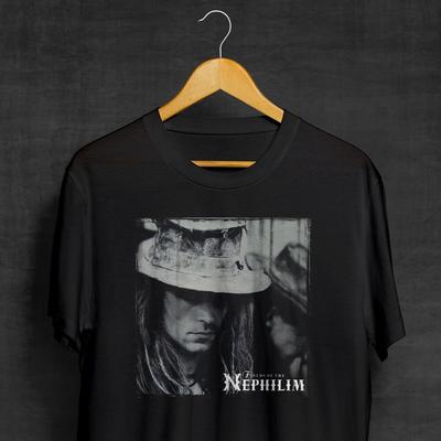 Fields Of The Nephilim Black T-Shirt Band Shirts Darkwave Goth Rock Alterna Unisex T-Shirt