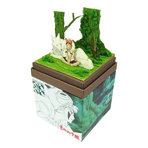 Sankei Studio Ghibli Mini Princess Mononoke San & Wolf Paper Craft Kit MP07-45