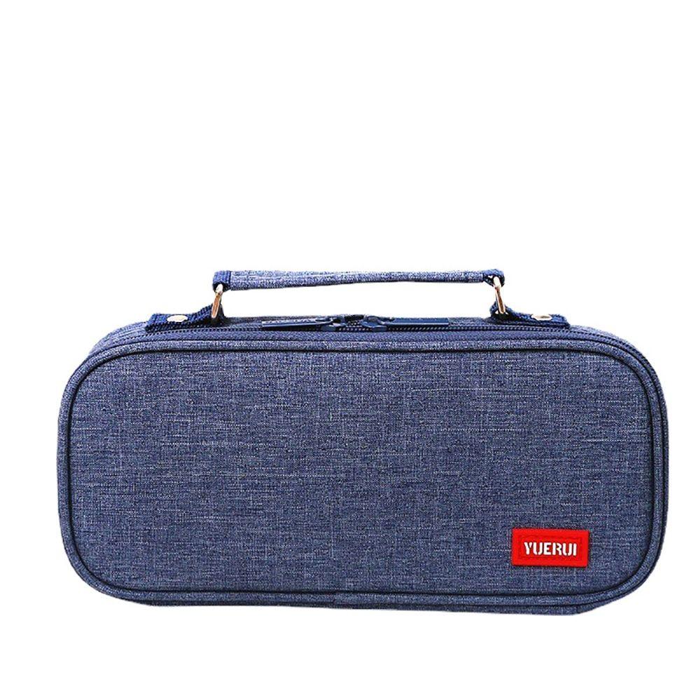 

Багатофункціональний пенал 5 шарів Організатор для канцелярського приладдя Сумка для зберігання канцелярського приладдя Студент Школа DENIM BLUE-5 LAYERS