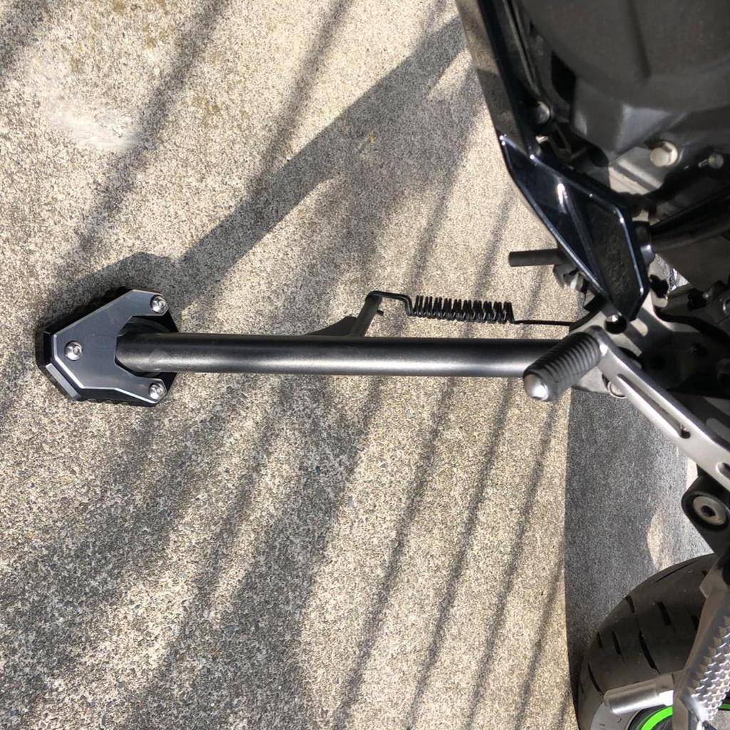LEDISHUN Motorcycle Side Stand Plate Kawasaki Ninja 400 Z400 (2018-2023) Ninja 250 Z250 (2019-2023)