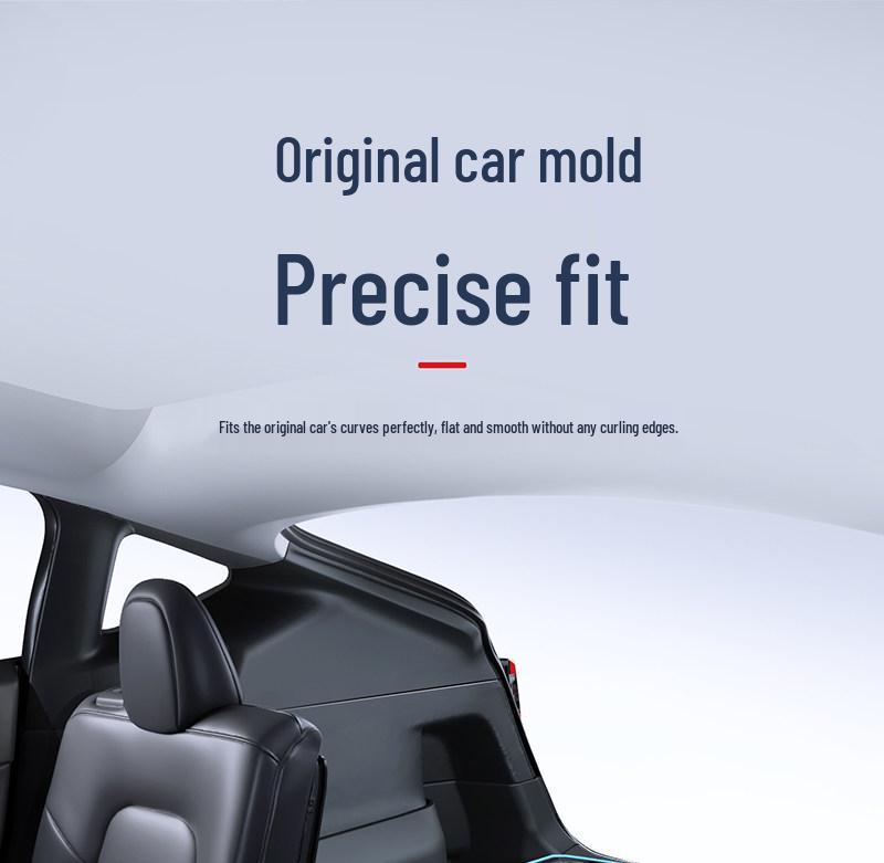 Tesla Model Y Trunk Mat Set: TPE Front & Rear Liners, Interior Custom Accessories