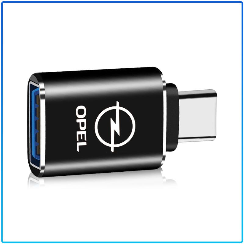 Car Type-C Turn USB3.0 Adapter Auto Converter Interior Parts For Opel Astra C G H Insignia J K Zafira B Corsa Vectra C Corsa C