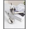 304 Stainless Steel Three-pole Handle Lock Single Tongue Bathroom Interior Door Lock Aisle Fire Door Door Lock With Key